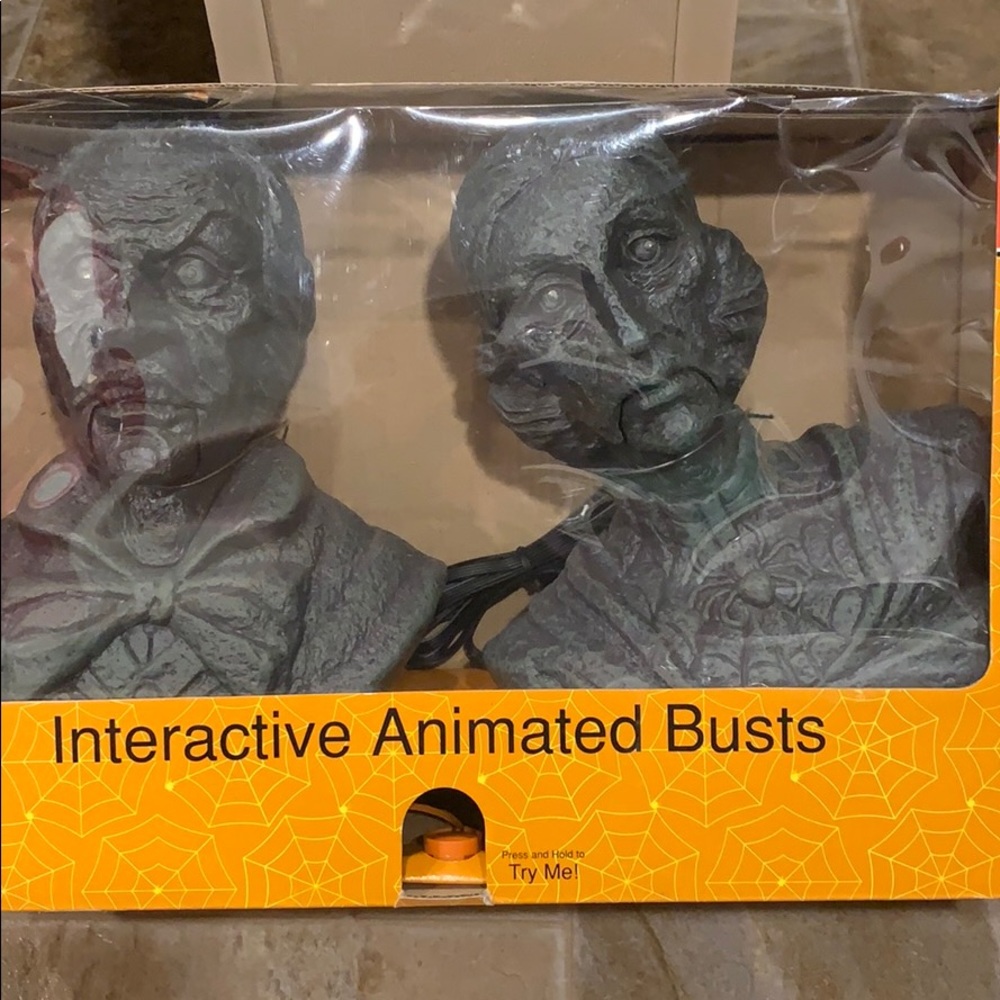 Interactive animated busts